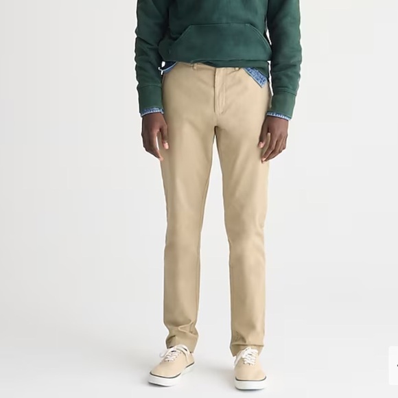 J. Crew 1040 Athletic Tapered-fit stretch chino pant khaki size 34/30 NWOT AV209 - Picture 4 of 11